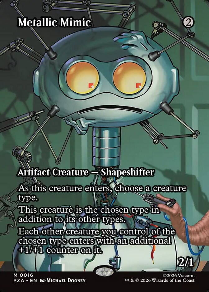 Metallic Mimic 16 (Teenage Mutant Ninja Turtles Source Material)  - Borderless Foil | Good Games Modbury