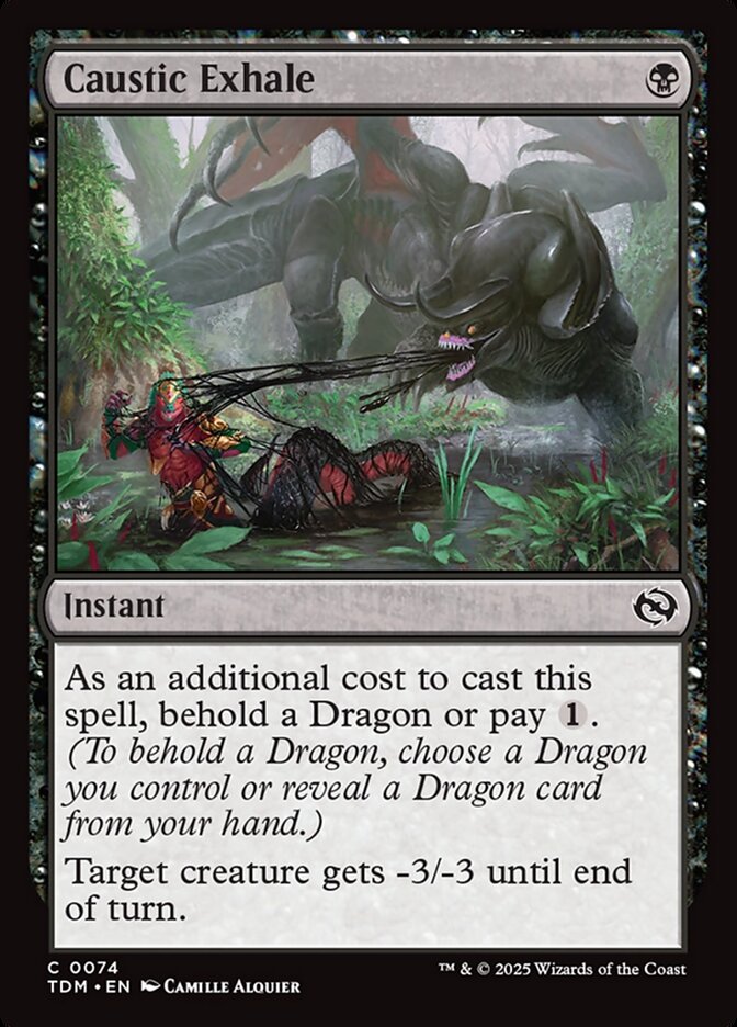 Caustic Exhale 74 (Tarkir: Dragonstorm)  - Foil | Good Games Modbury