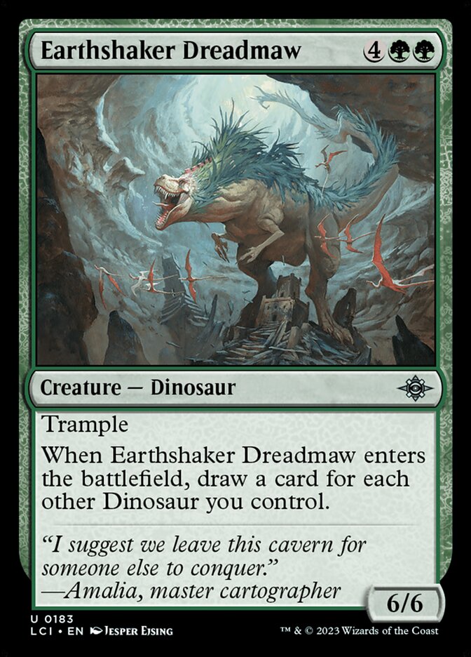 Earthshaker Dreadmaw 183 (The Lost Caverns of Ixalan)  - Foil | Good Games Modbury