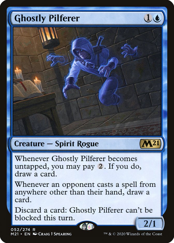 Ghostly Pilferer 52 (Core Set 2021)  - Foil | Good Games Modbury