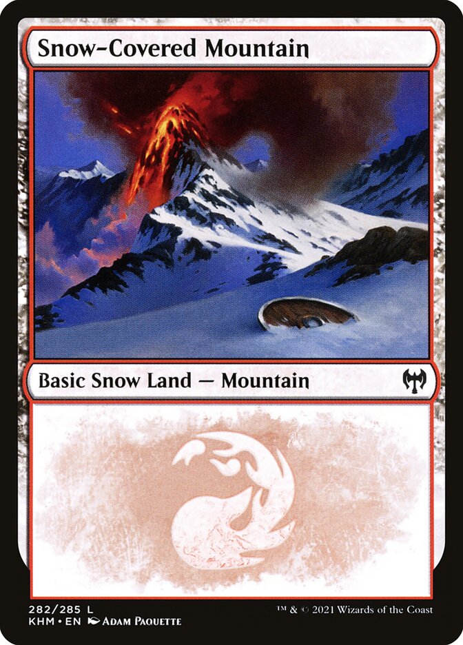 Snow-Covered Mountain 282/285 (Kaldheim)  | Good Games Modbury