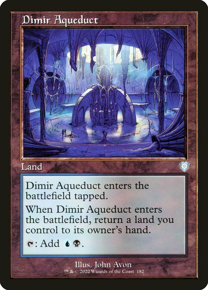 Dimir Aqueduct 182/40 (Commander: The Brothers' War)  | Good Games Modbury