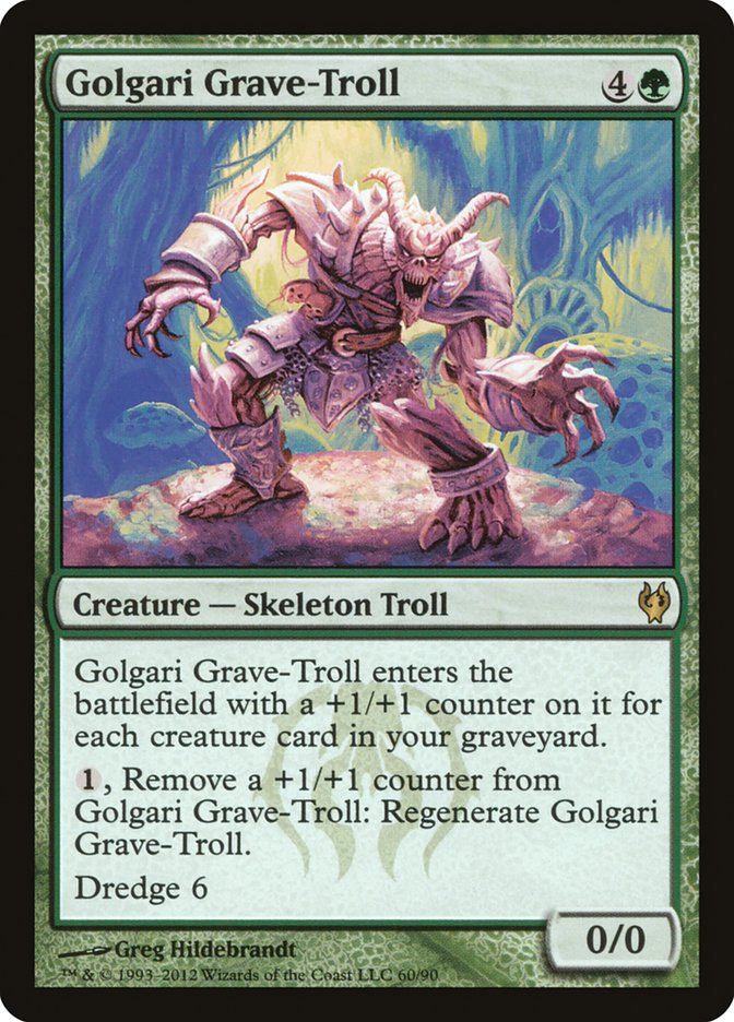Golgari Grave-Troll 60 (Duel Decks: Izzet vs. Golgari)  | Good Games Modbury