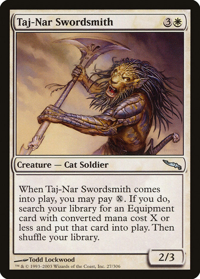 Taj-Nar Swordsmith 27/306 (Mirrodin)  | Good Games Modbury