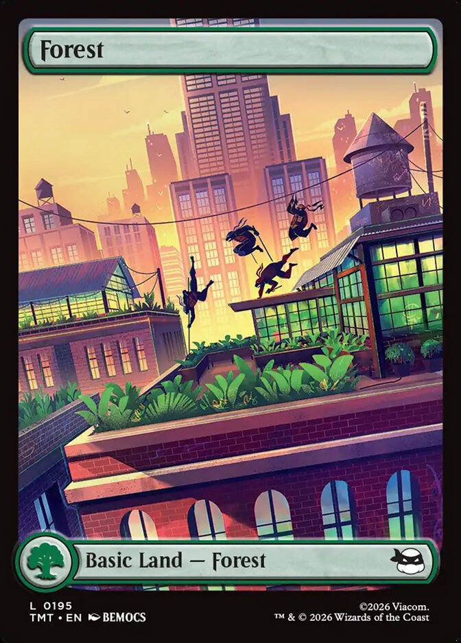 Forest  195/190 (Teenage Mutant Ninja Turtles)  - Full Art | Good Games Modbury