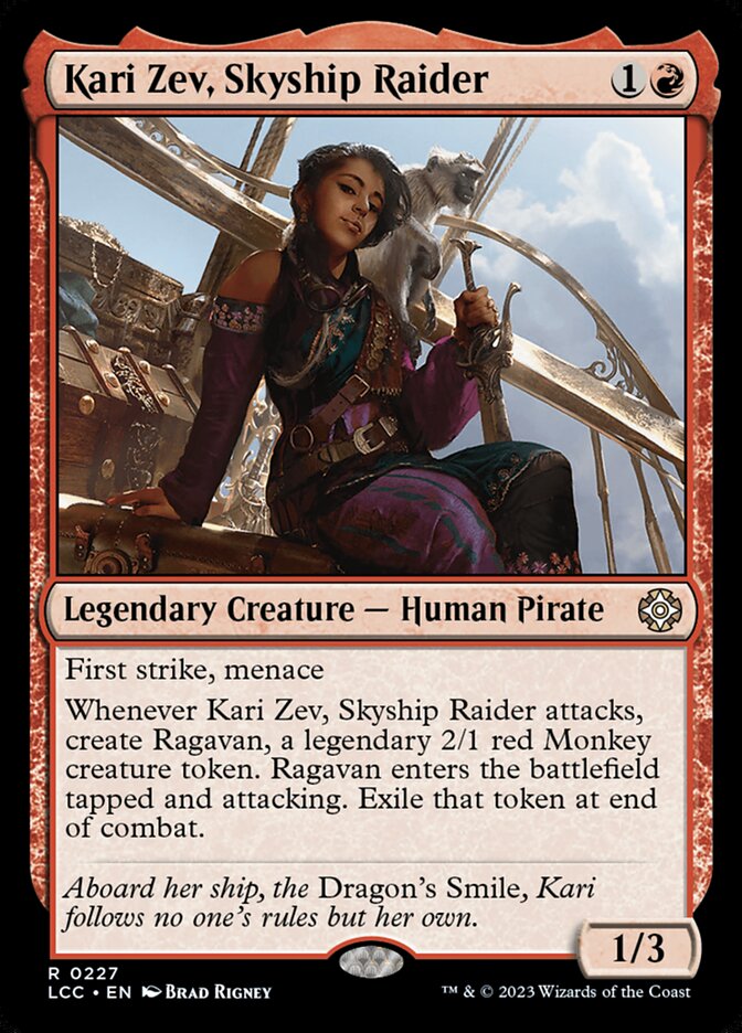 Kari Zev, Skyship Raider 227/370 (Commander: The Lost Caverns of Ixalan)  | Good Games Modbury
