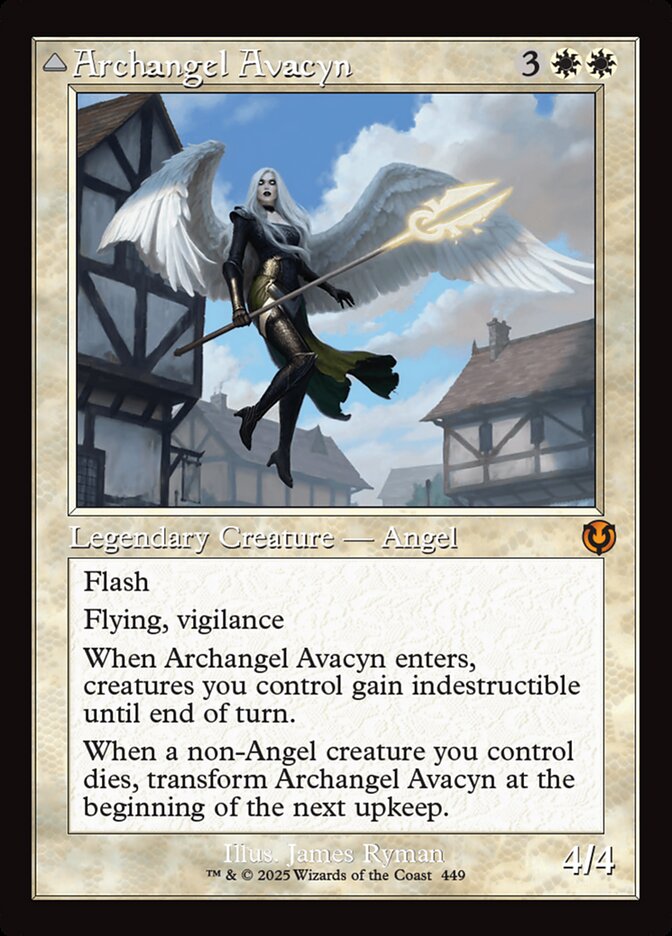 Archangel Avacyn // Avacyn, the Purifier 449/287 (Innistrad Remastered)  - Retro Foil | Good Games Modbury