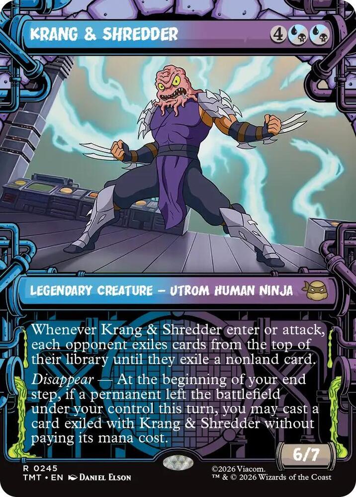 Krang and Shredder Showcase 245 (Teenage Mutant Ninja Turtles)  - Showcase Foil | Good Games Modbury