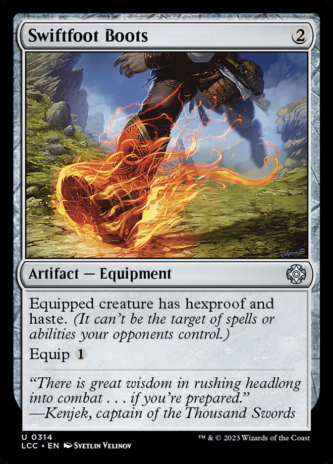 Swiftfoot Boots 314/370 (Commander: The Lost Caverns of Ixalan)  | Good Games Modbury