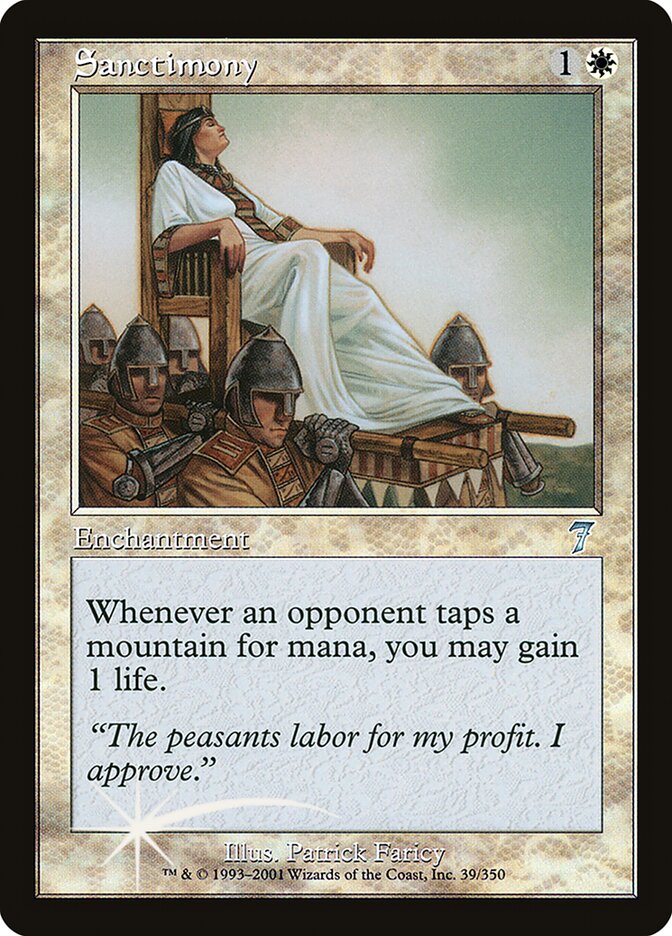 Sanctimony 39★/350 (7th Edition)  - Foil | Good Games Modbury