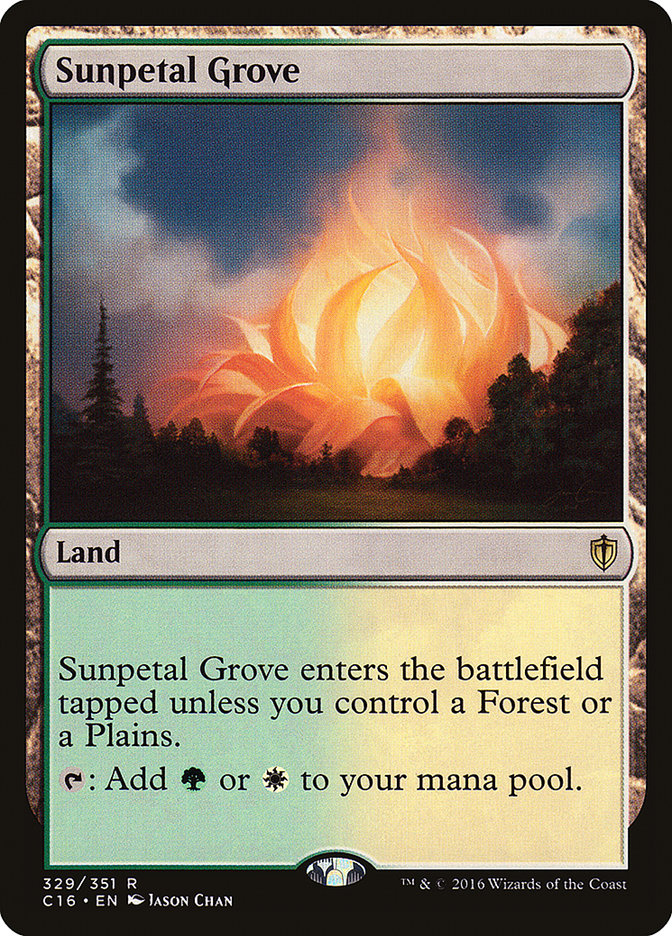 Sunpetal Grove 329/351 (Commander 2016)  | Good Games Modbury