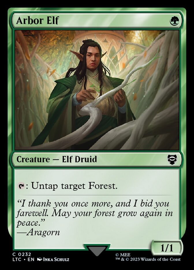 Arbor Elf 232/347 (Commander: The Lord of the Rings: Tales of Middle-earth)  | Good Games Modbury