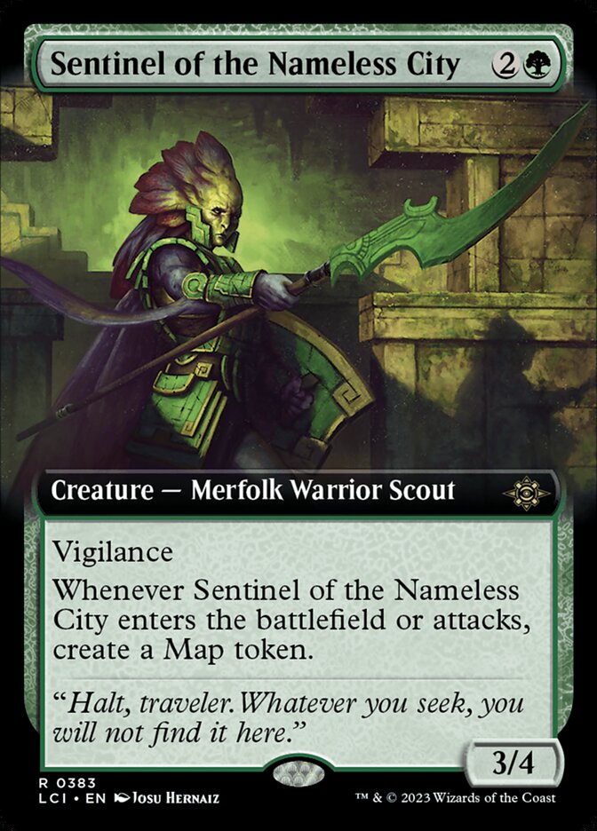 Sentinel of the Nameless City 383/291 (The Lost Caverns of Ixalan)  - Extended Art | Good Games Modbury