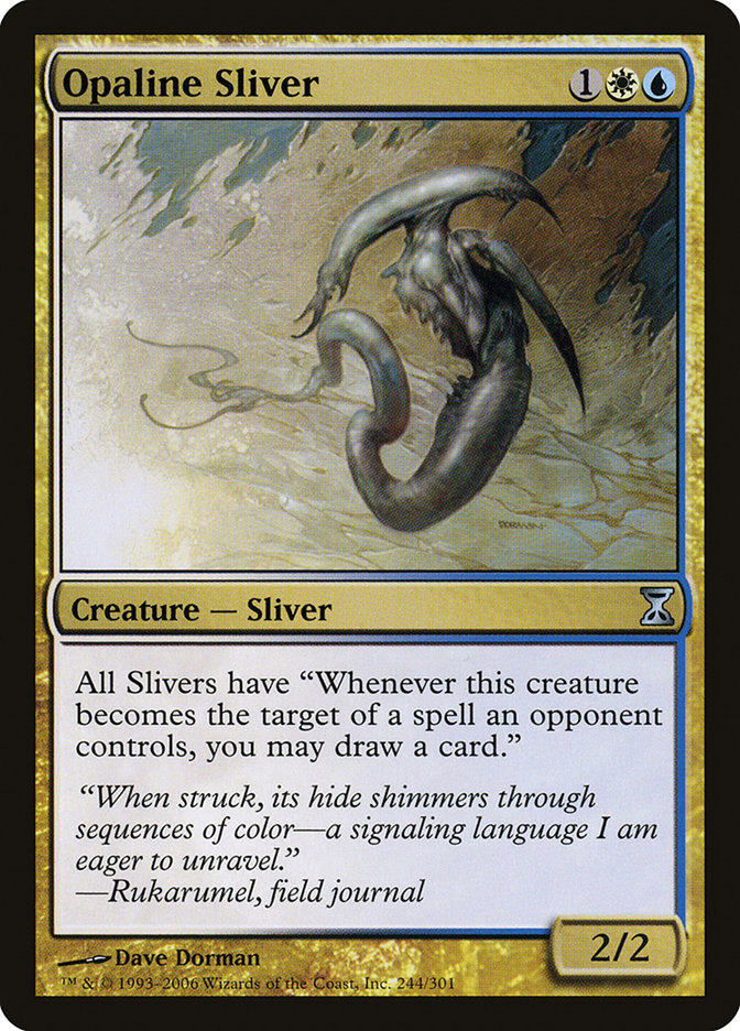 Opaline Sliver 244/301 (Time Spiral)  - Foil | Good Games Modbury