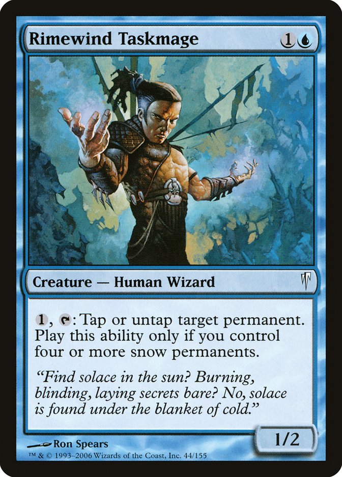 Rimewind Taskmage 44/155 (Coldsnap)  - Foil | Good Games Modbury