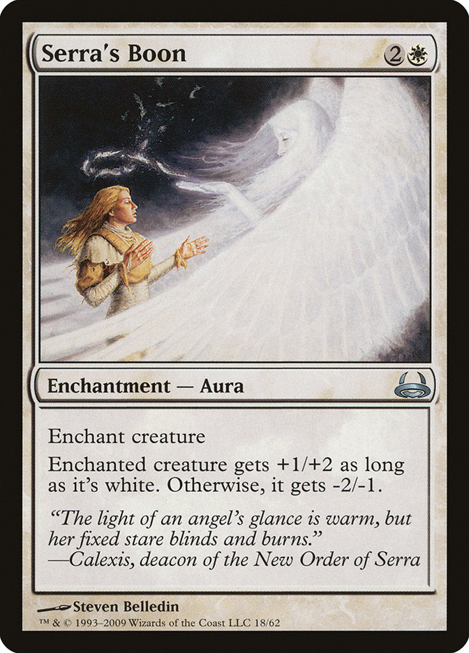 Serra's Boon 18/62 (Duel Decks: Divine vs. Demonic)  | Good Games Modbury