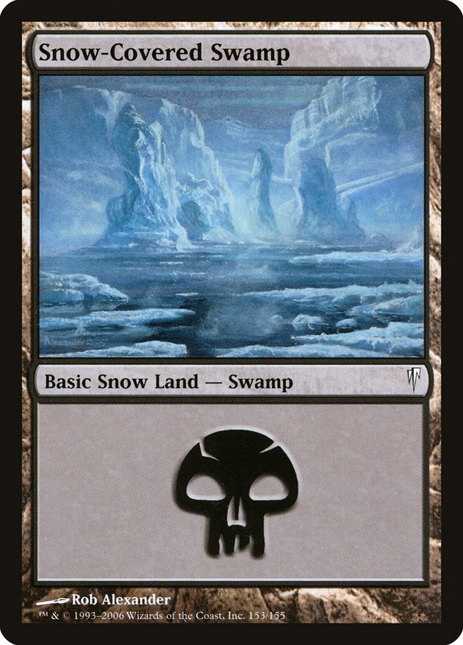 Snow-Covered Swamp 153/155 (Coldsnap)  | Good Games Modbury
