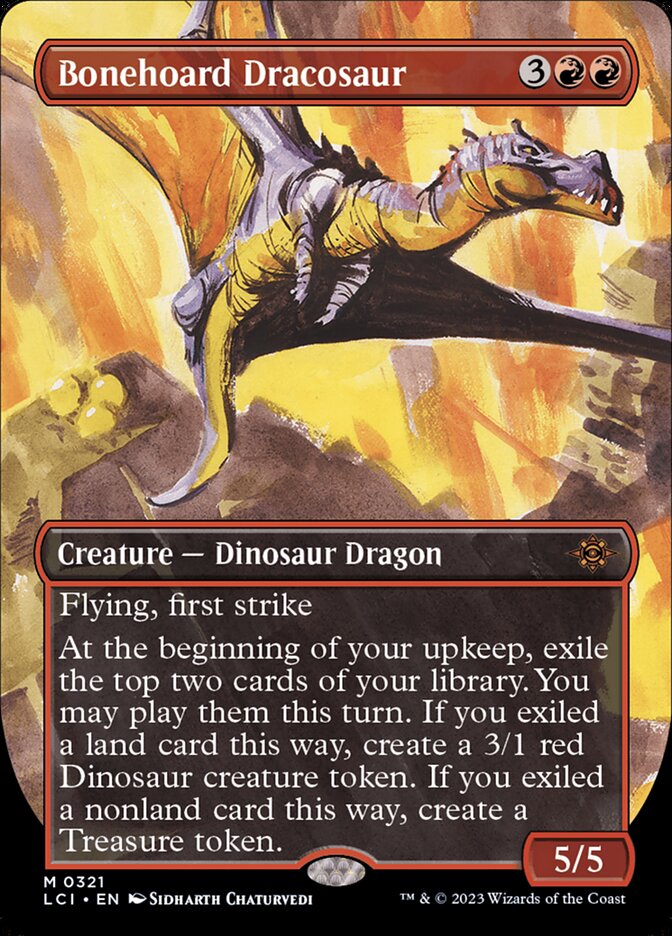 Bonehoard Dracosaur 321/291 (The Lost Caverns of Ixalan)  - Borderless | Good Games Modbury