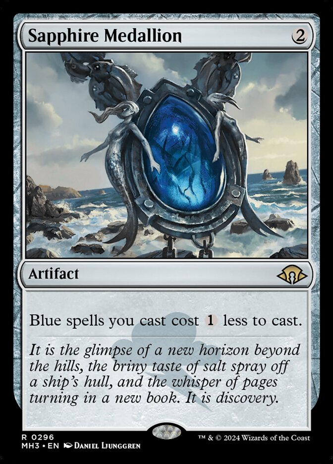 Sapphire Medallion 296 (Modern Horizons 3)  - Foil | Good Games Modbury
