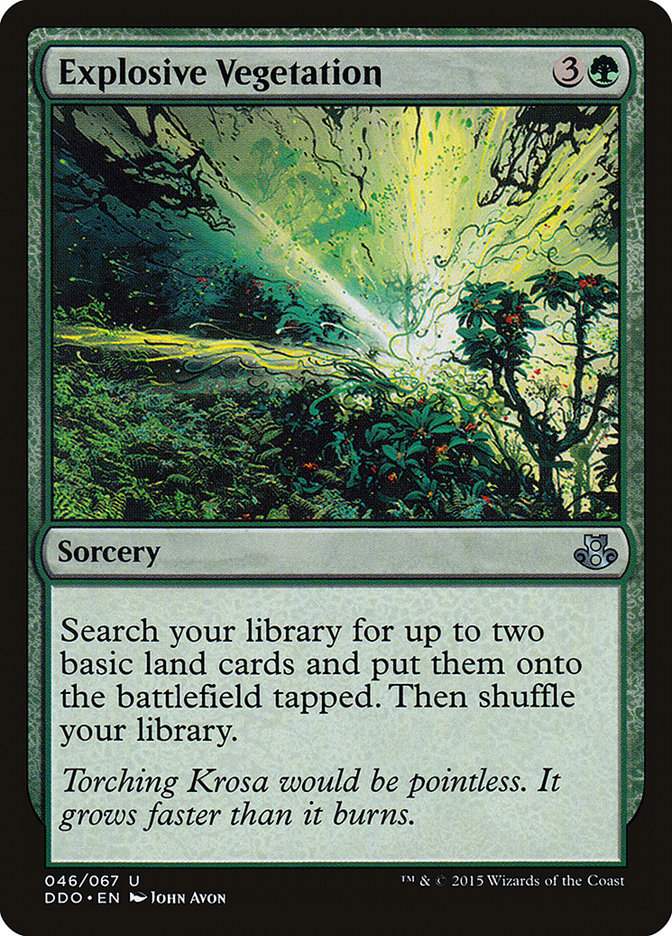 Explosive Vegetation 46/67 (Duel Decks: Elspeth vs. Kiora)  | Good Games Modbury