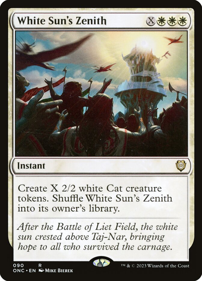 White Sun's Zenith 90/28 (Commander: Phyrexia: All Will Be One)  | Good Games Modbury
