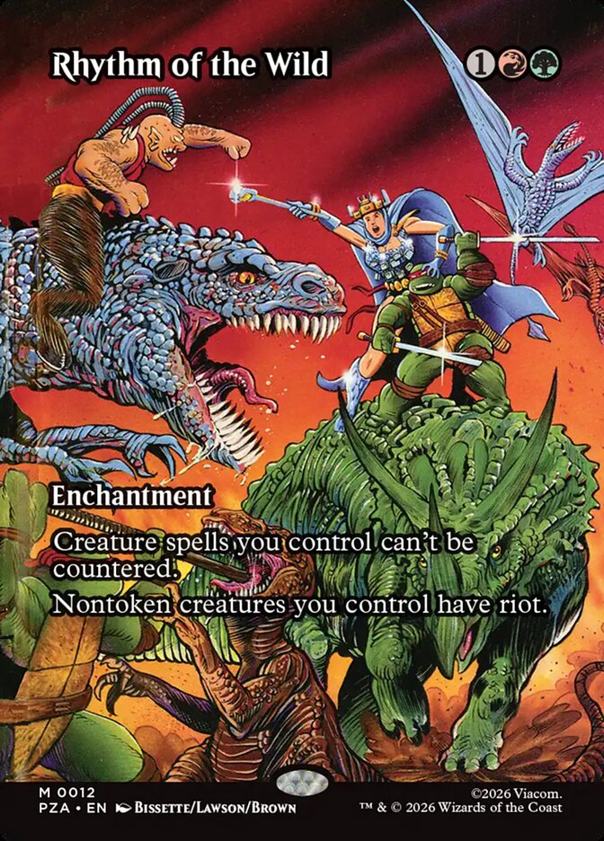 Rhythm of the Wild Borderless 12 (Teenage Mutant Ninja Turtles Source Material)  - Borderless | Good Games Modbury