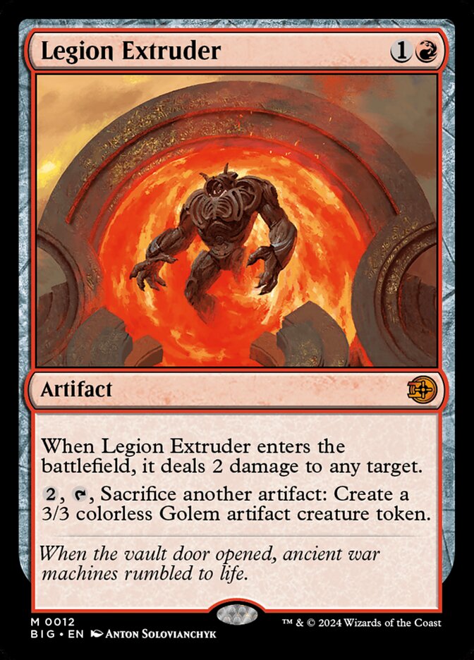 Legion Extruder 12 (Outlaws of Thunder Junction: The Big Score)  - Foil | Good Games Modbury
