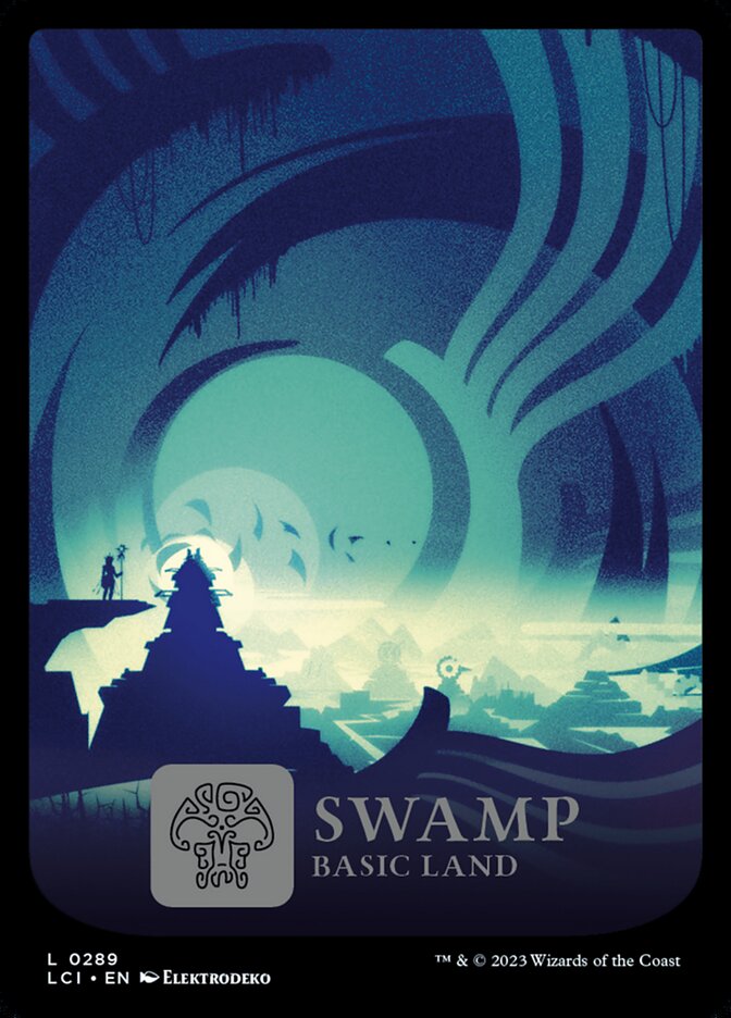 Swamp 0289 289 (The Lost Caverns of Ixalan)  - Full Art | Good Games Modbury