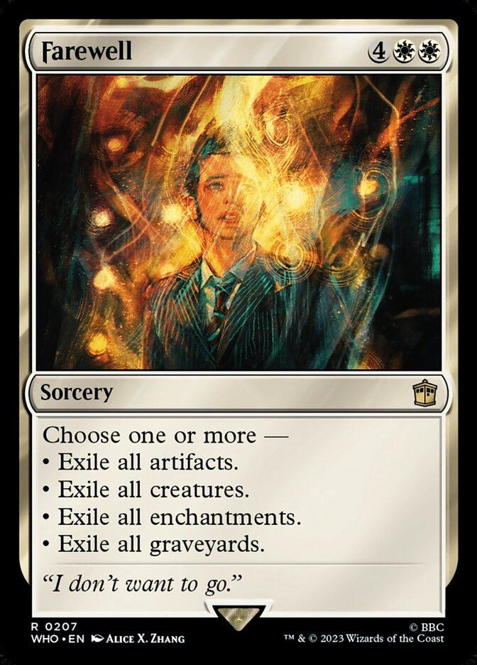 Farewell 207/331 (Universes Beyond: Doctor Who)  - Foil | Good Games Modbury