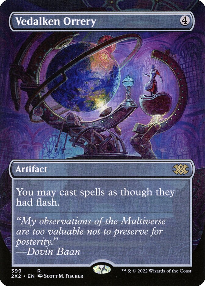 Vedalken Orrery Borderless 399 (Double Masters 2022)  - Foil | Good Games Modbury