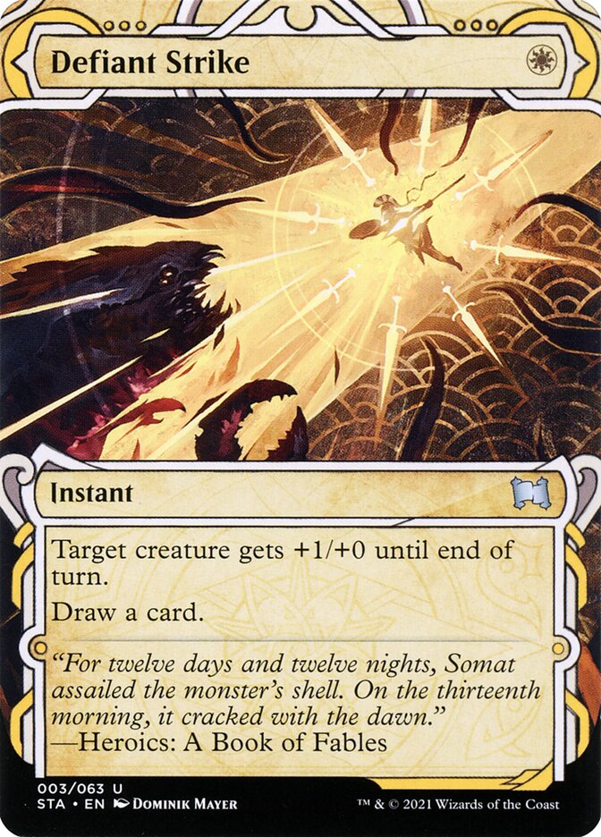 Defiant Strike 3 (Strixhaven: Mystical Archive)  - Foil | Good Games Modbury