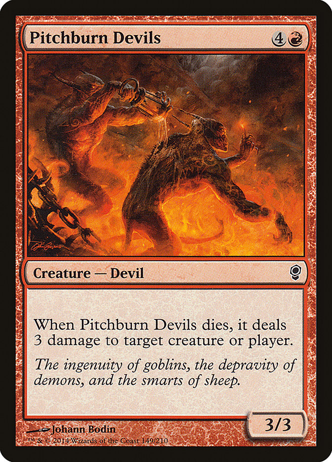 Pitchburn Devils 149/210 (Conspiracy)  - Foil | Good Games Modbury