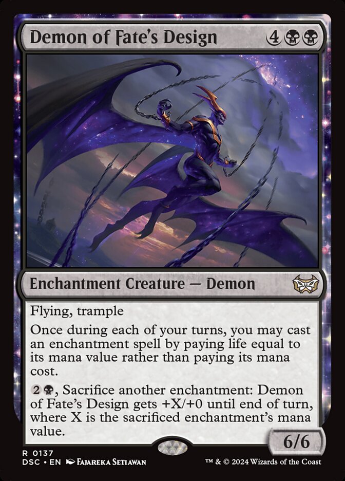 Demon of Fate's Design 137/40 (Commander: Duskmourn: House of Horror)  | Good Games Modbury