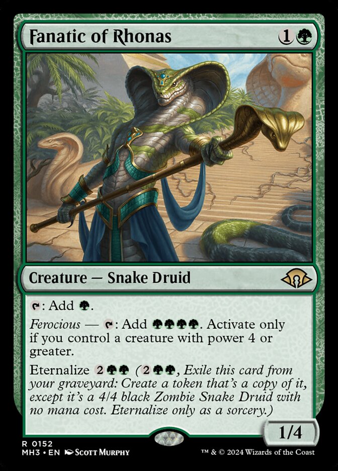 Fanatic of Rhonas 152 (Modern Horizons 3)  | Good Games Modbury