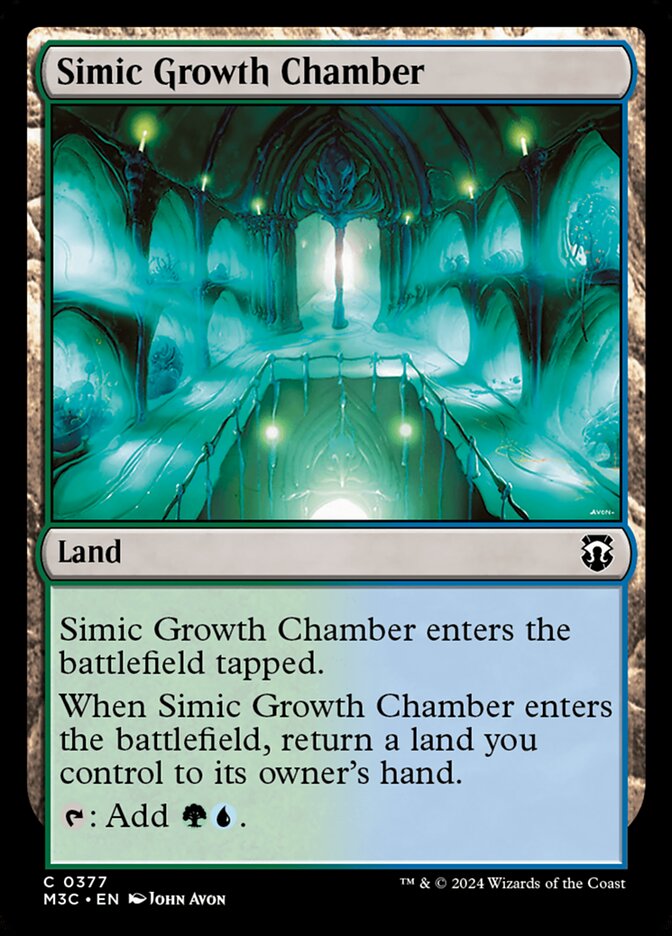 Simic Growth Chamber 377/411 (Commander: Modern Horizons 3)  | Good Games Modbury