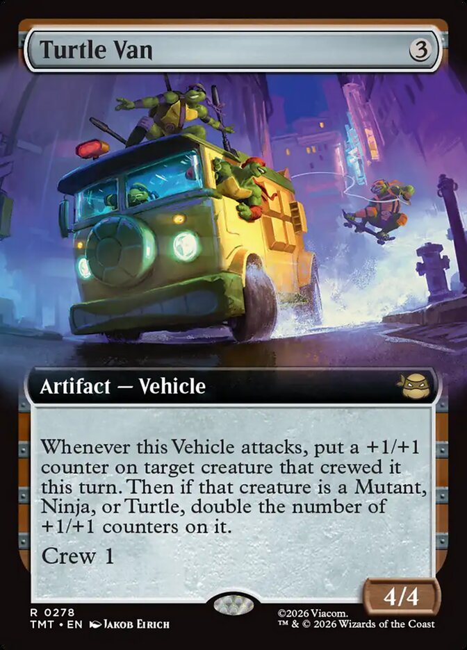 Turtle Van 278/190 (Teenage Mutant Ninja Turtles)  - Extended Art  | Good Games Modbury