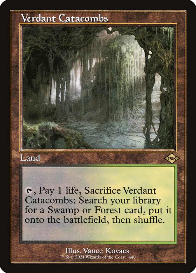Verdant Catacombs Retro Frame 440 (Modern Horizons 2)  - Foil | Good Games Modbury
