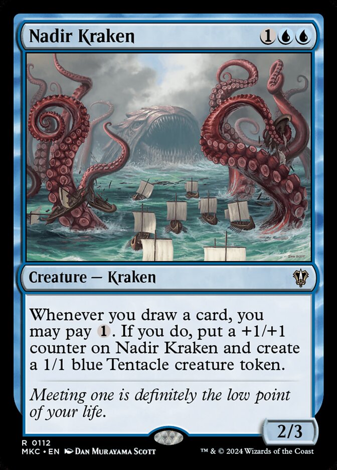 Nadir Kraken 112/311 (Commander: Murders at Karlov Manor)  | Good Games Modbury