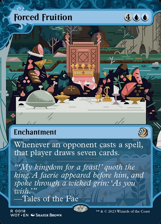 Forced Fruition 18/63 (Wilds of Eldraine: Enchanting Tales)  - Showcase Foil | Good Games Modbury