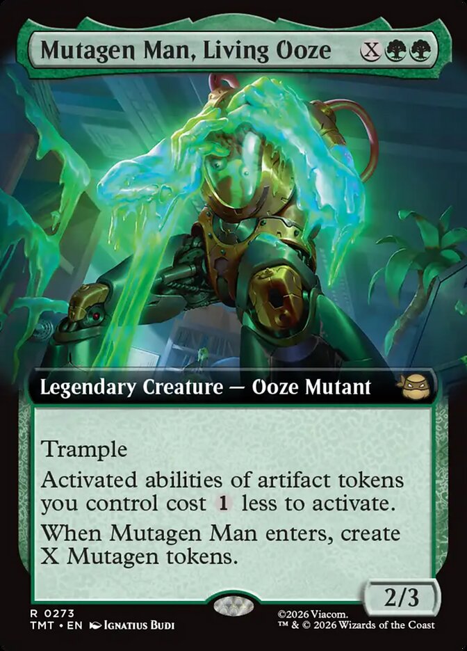 Mutagen Man, Living Ooze 273/190 (Teenage Mutant Ninja Turtles)  - Extended Art Foil | Good Games Modbury