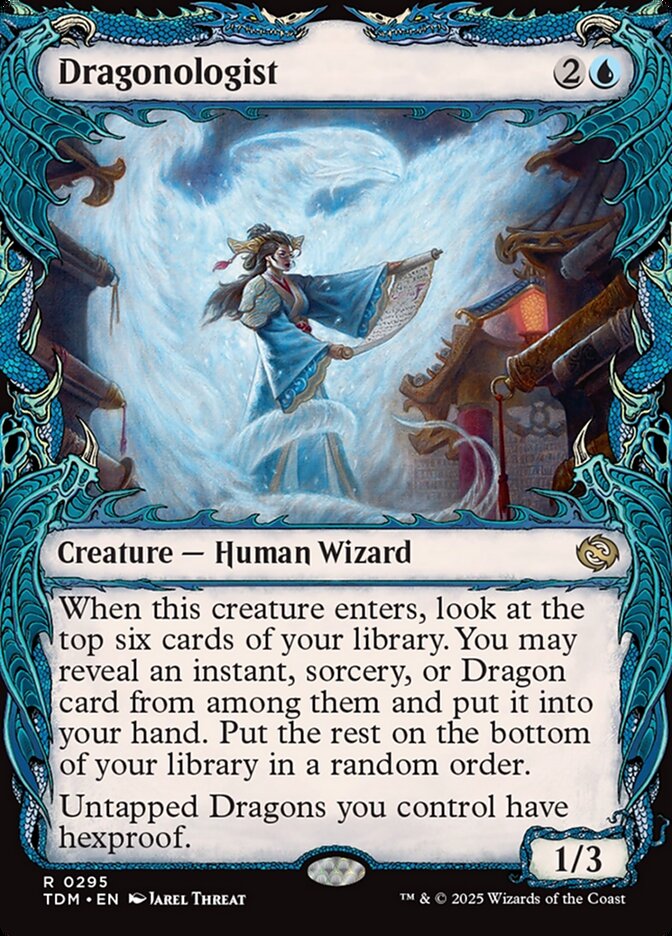 Dragonologist Showcase 295 (Tarkir: Dragonstorm)  - Showcase Foil | Good Games Modbury