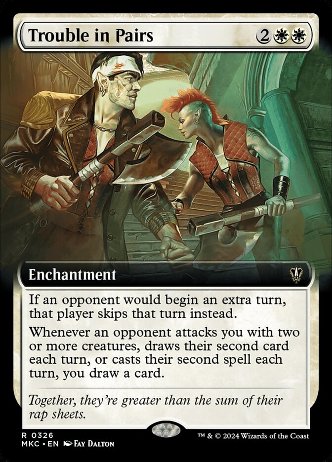 Trouble in Pairs 326/311 (Commander: Murders at Karlov Manor)  - Extended Art | Good Games Modbury