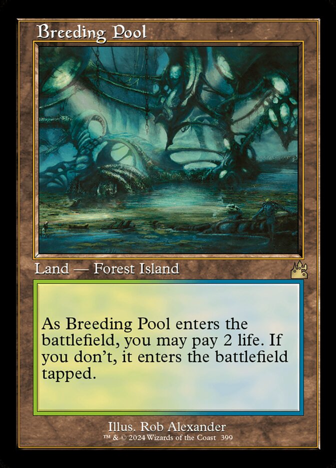 Breeding Pool Retro Frame 399 (Ravnica Remastered)  - Retro | Good Games Modbury
