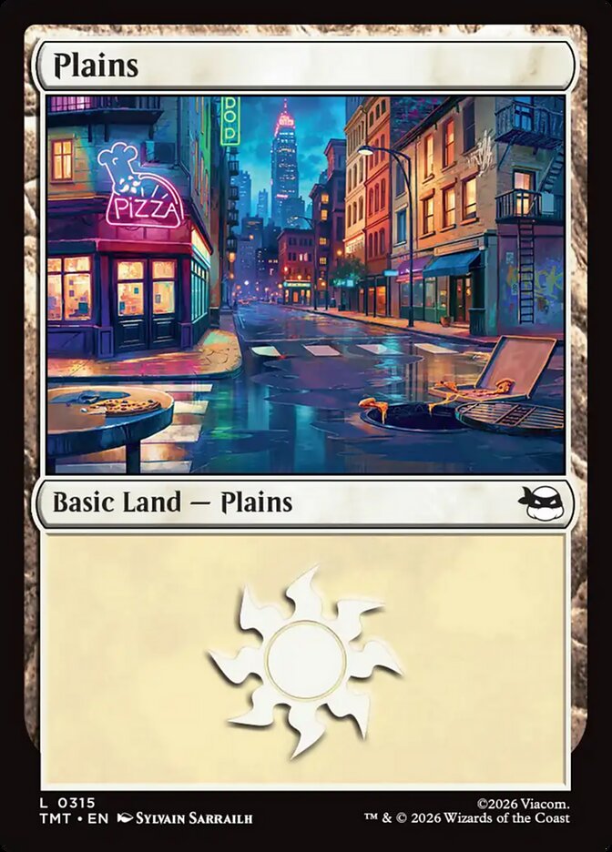 Plains  315/190 (Teenage Mutant Ninja Turtles)  - Foil | Good Games Modbury