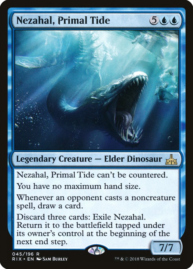 Nezahal, Primal Tide 45/196 (Rivals of Ixalan)  - Foil | Good Games Modbury