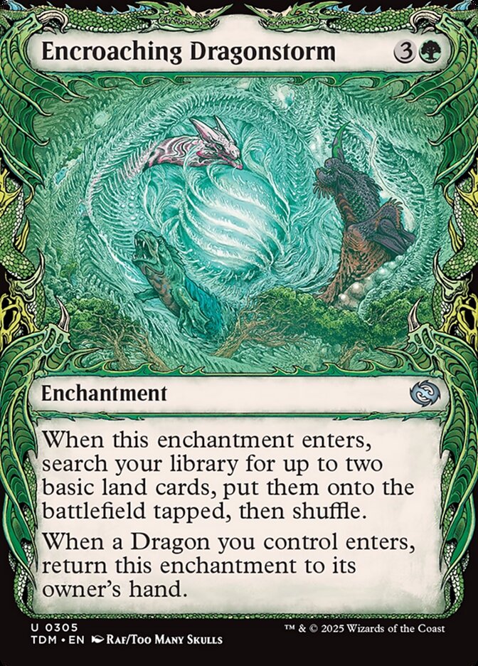 Encroaching Dragonstorm 305/291 (Tarkir: Dragonstorm)  - Showcase | Good Games Modbury