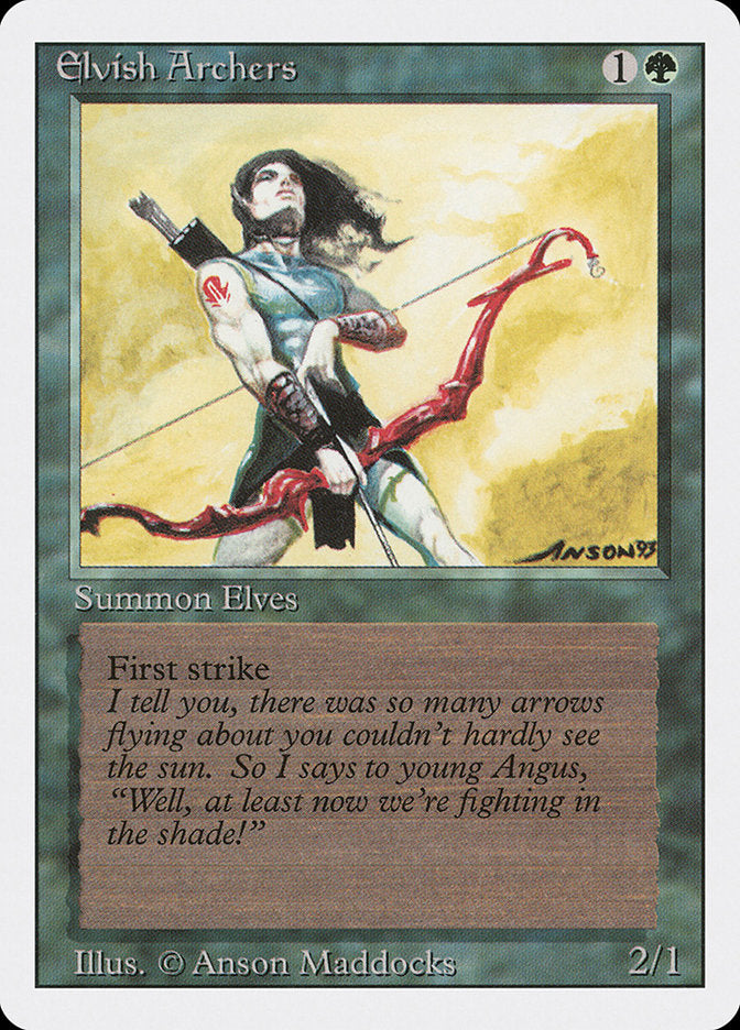Elvish Archers 193/306 (Revised Edition)  | Good Games Modbury