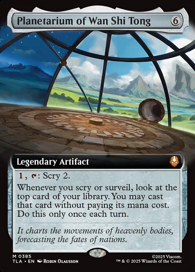 Planetarium of Wan Shi Tong  385/286 (Avatar: The Last Airbender)  - Extended Art Foil | Good Games Modbury