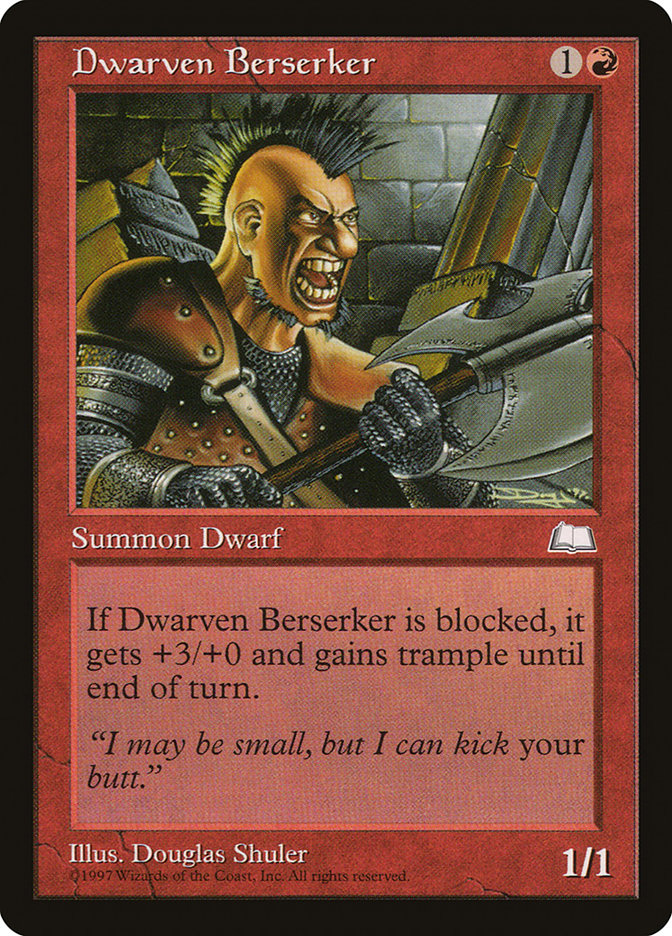 Dwarven Berserker 97/167 (Weatherlight)  | Good Games Modbury