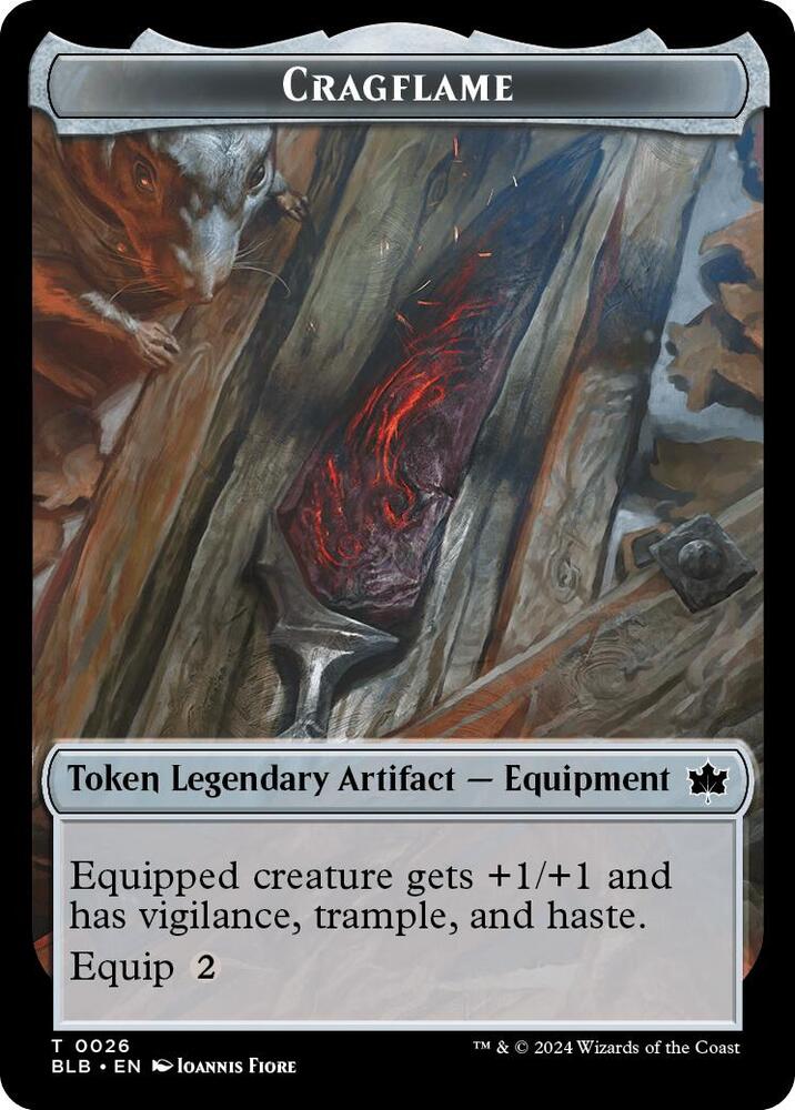 Cragflame Token 26 (Bloomburrow)  | Good Games Modbury
